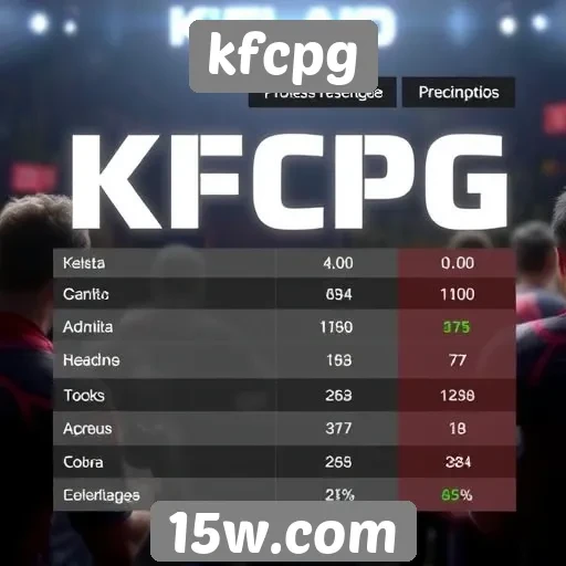 Desempenho do kfcpg em comparação a concorrentes