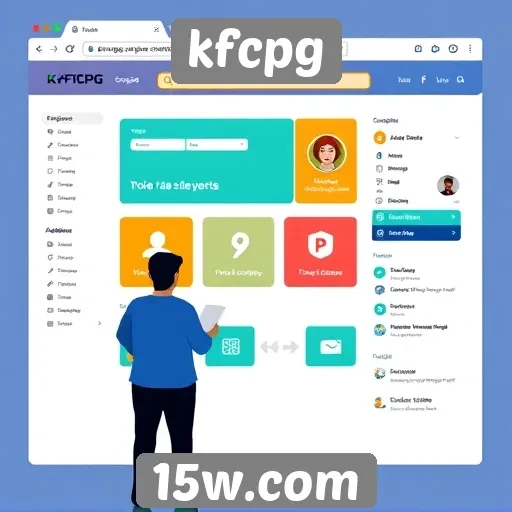 Análise da interface do usuário no site kfcpg